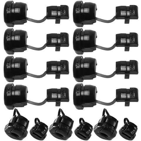 50PCS Plastic Nylon Power Cord 2P-4 3P-4 4K-4 4N-4 5N-4 5P-4 6N-4 Wire Cable Cord Sleeve Clip Buckle