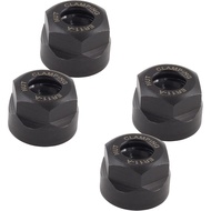 4Pcs ER11-A Collet Nut, M14 Collet Clamping Nuts untuk Pemegang Chuck Milling CNC Lathe