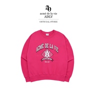 ADLV [acme de la vie] เสื้อแขนยาว รุ่น Diamond A Logo Symbol Sweat Shirt Pink Pink (50012SDMSWU_F3PI