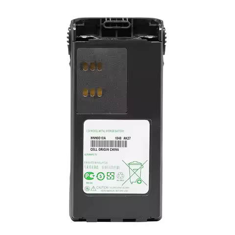 OEM GP328 GP338 HNN9010 FM 1800 MAh Walkie Talkie Two Way Radio Battery for Motorola HT750 HT1250 GP