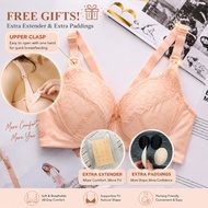 34D 36D 36E 36F 38D 38E  (Bra Menyusu Span Nipis Berdawai Lembut) Soft-Wired Push Up Nursing Bra 大罩杯