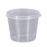 1oz Round Disposable Plastic Food Container Lid Bekas Sos Makanan 1 oz  25 ml Tapau