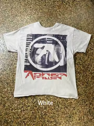 Retro 1992 Aphex Twin Selected Ambient Works 85-92 Graphic Vintage Tee T-Shirt Women's Men Cotton Su
