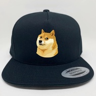 Camo Snapback Hat Crypto Meme Coin Doge Coin