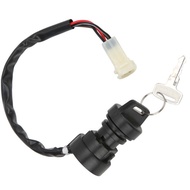 Ignition Lock Cylinder Ignition Key Switch 4Pin 2FJ‑82510‑02‑00 Replacement for Badger 80 YFM80 ATV 