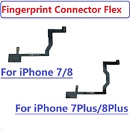 สำหรับ iPhone 7 7Plus 8 8 Plus Home Touch ID ปุ่มลายนิ้วมือส่งกลับการเชื่อมต่อเมนบอร์ดคอนเนคเตอร์อะไหล่สายเคเบิลเฟล็กซ์