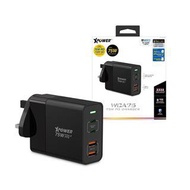 [全新行貨 門市現貨］Xpower WCA75 雙PD3.0+雙QC3.0 75W 快速充電器
