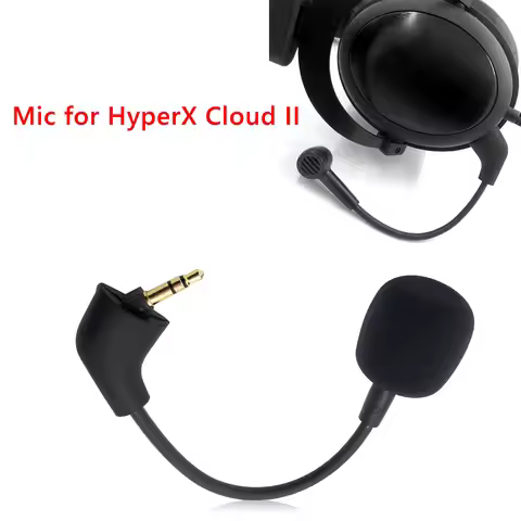 Replacement Mic for Hyperx Cloud 2 II Hyperx Cloud Sliver Gaming Headset Microphone Boom Microphone