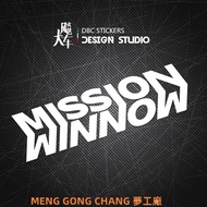 [Taiwan Shipment] F1 Racing Car Sticker Helmet Decoration Block Scratches Waterproof Reflective Body