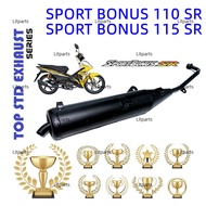EJM Standard Muffler Ekzos Exhaust Pipe Assy Premium Quality A-Class SYM SPORT BONUS SR 110 115