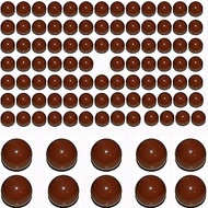 100 x 68 Cal. Nylon Paintballs Ammo for Self Defense, 3.7 Grams Reusable Seamless 68 Caliber Plastic
