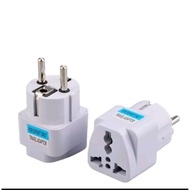 Over plug 2 to 3 Pin Dutron Over Plug Universal Travel Adapter Plug 3 Pin Plug