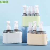 KIKO2E Travel Refillable Bottles Set, 2/3/4 in 1 Leak Proof Empty Bottle Kit, Travel Containers Reus