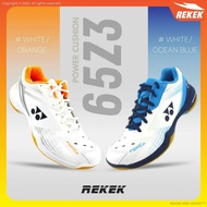 YONEX Power Cushion 65Z3 Orange & Ocean Blue Badminton Shoes Original YONEX Kasut Badminton Lelaki P