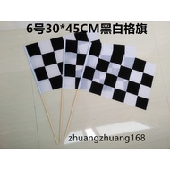 No. 6 30x45CM Black White Checkered Flag F1 Racing Flag Red White Checkered Flag Racing Law Flag Rac
