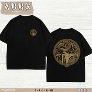 ARJUNA WAYANG T-SHIRT, ROUND GOLD MODEL, ARJUNA WAYANG