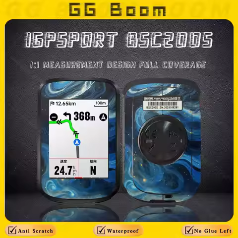 For IGPSPORT BSC 200S bsc 200s GPS Bicycle Accessories Waterproof Personality Decals Protection Stic
