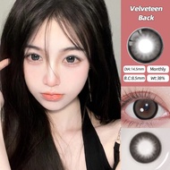 Hot Sale MrsH Contact Lens Black Color Lens With Power 0-800 Cozy Eyewear Yearly Lenses 美瞳隐形眼镜 Free 
