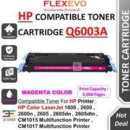 Magenta Compatible 124A Q6003A Q 6003A 6003A 6003 Toner Cartridge for 1600 2600 2600n 2605 CM1015 CM