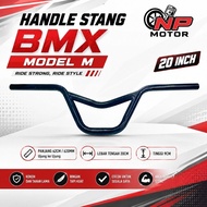 BMX Bike Handlebar 20 Black 3 Spokes and Straight Zm