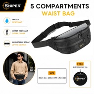 SP093) [SCENTED WITH PERFUME] High Quality Water Resistant SNIPER Waist Bag Chest bag with Multiple 