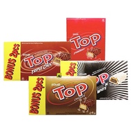 SG DELFI TOP WAFER BOX ISI 24x9gr COKLAT BLACK IN WHITE WAFER DELFI