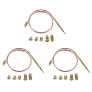 [PIA Store] Selected3pcs 60cm Gas Stove Thermocouple Heater Part Burner Universal Fireplace Replace 