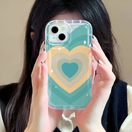 Photo frame airbag case for iphone 14promax 11 13 12 7Plus X XS Max Fashion Love Heart cover