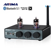AIYIMA T1 PRO Vacuum Tube Preamplifier Amplifiers Home Audio RCA Bluetooth Input Bass Treble Control