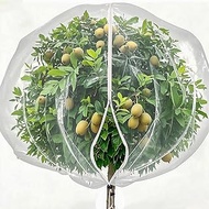 Large 1 Pack Fruit Tree Netting Bags with Zipper Drawstring, Bird Insect Barrier Netting Plant Easy 