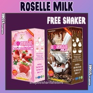 Rosellemilk Chocolate Strawberry Premix Roselle Milk Original HQ Fittbenj Fitbenj Fitben J Mocha Dri