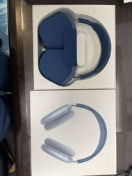 apple airpods max sky blue with blue headband