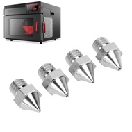andoer-PH 4PCS Extruder Nozzles Fit for Raise3D N Pro2 Pro3 E2 Series 3D Printer High Hardness Alloy