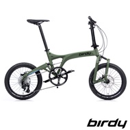 【birdy】New Birdy(III) GT多地形越野10速18吋前後避震鋁合金折疊單車-野戰綠