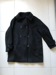 Spao黑色外套coat大衣大褸