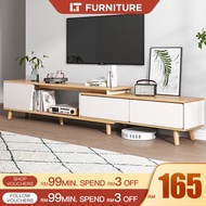 TV Cabinet Almari Tv Adjustable TV Cabinet Living Room TV Bench Storage Tv Rack Kabinet TV/ Rak Tv K