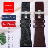Large Leather Watch Strap For Diesel Men Big Size Universal Watchband DZ4476 DZ7406 DZ7332 DZ4343 22