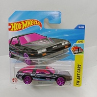 HotWheels DMC DELOREAN SHORT CARD 97JB ANS99