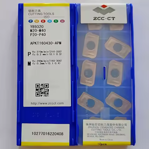 ZCC.CT APKT160408-APM/APKT160412-APM/APKT160416-APM/APKT160420-APM/APKT160424-APM/APKT160430-APM YB9