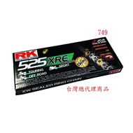 RK 525 Gold Black XRE 120L Oil Seal Chain 749