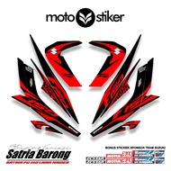 SATRIA F150 STRIPING MOTIF 8 / MOTOSTICKER / ECSTAR / SATRIA FU BARONGA 2012 / STICKER / STICKER