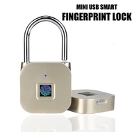 online Smart Electronic Fingerprint Lock AntiTheft Security Digital Padlock Door Lock High Security