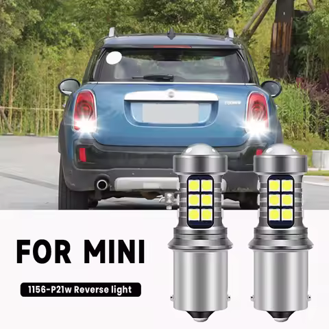 2x P21W BA15S Canbus LED Reverse Light For Mini Cooper R50 R53 F55 R56 Clubman F54 R55 Convertible F