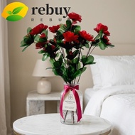 REBUY Artificial Azalea Flowers Branches, Fake Flowers Simulation Plant Simulation Azalea Floral, Fl