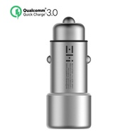 Original Xiaomi ZMI Car Charger Dual USB QC3.0 Quick Charge 5V 2.4A Metal Apply for iPhone Samsung i