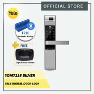 Yale YDM7116 Silver Biometric Digital Door Lock (Free Digital Door Viewer 1)