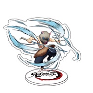 Keychain, Standee, Kimetsu No Yaiba Akaza Giyuutarou Anime Manga Glass Painting