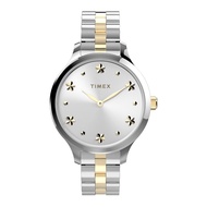Timex TW2V23500 Peyton นาฬิกาข้อมือผู้หญิง สายสแตนเลส Two-tone