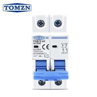 MCB DC TOMZN 2P TOMZN 1000V 3A 6A 10A 32A 40A 50A 63A MCB for Solar Panel
