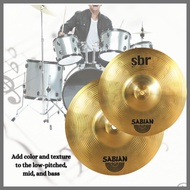 Sabian 14/16 Inch 2 pcs Set Alloy Brass Drum Crash Cymbal for Jazz Drum Sets Standard Serviceable Cy